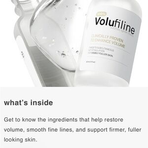 NIB Volufiline Skincare Serum and Booster Cream Plumping Anti Aging